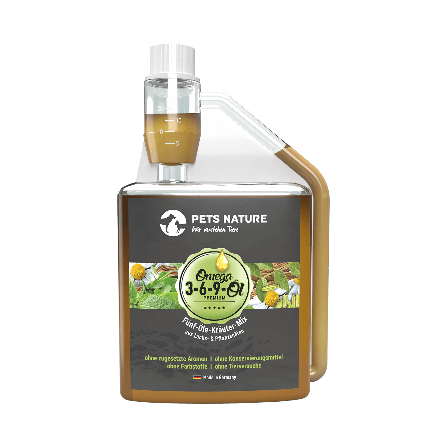 Pets Nature - Omega 3-6-9 Öl 500ml