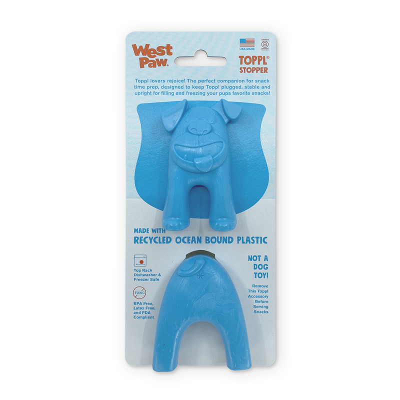 West Paw - "Toppl Stopper" blau