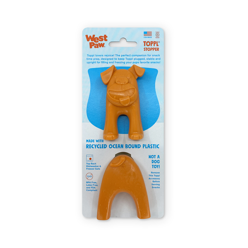 West Paw - "Toppl Stopper" orange