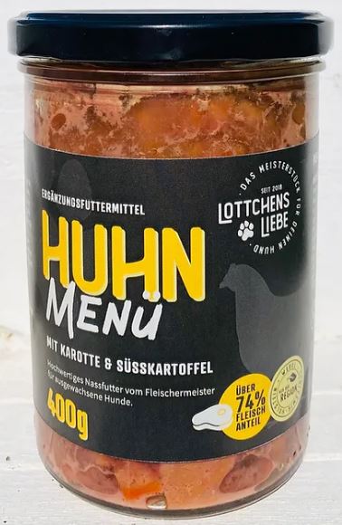 Lottchens Liebe - "Menü Huhn" 400g