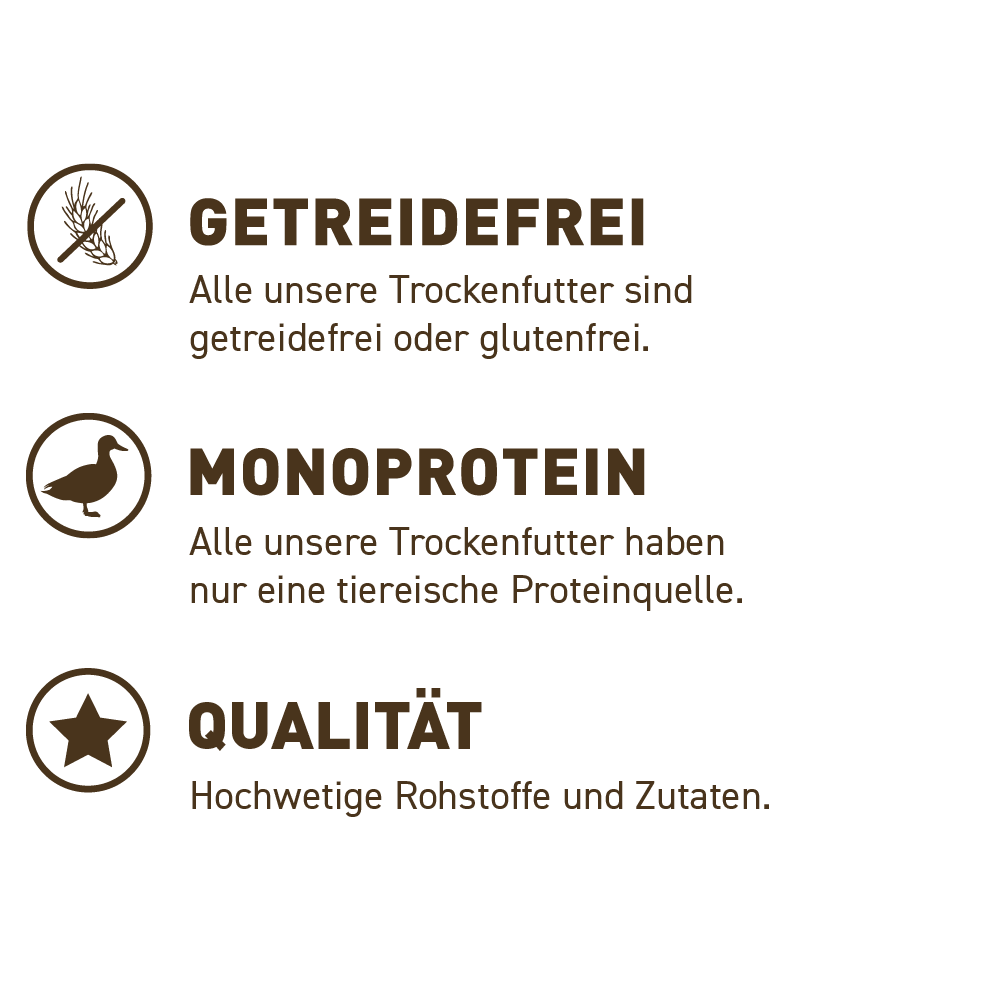 Wildes Land - Bio "Ente mit Süßkartoffeln, Birnen & Beeren" 800g