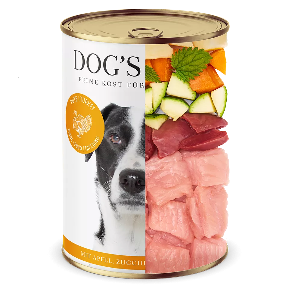 Dog's Love - "Adult" Pute mit Apfel und Zucchini 800g