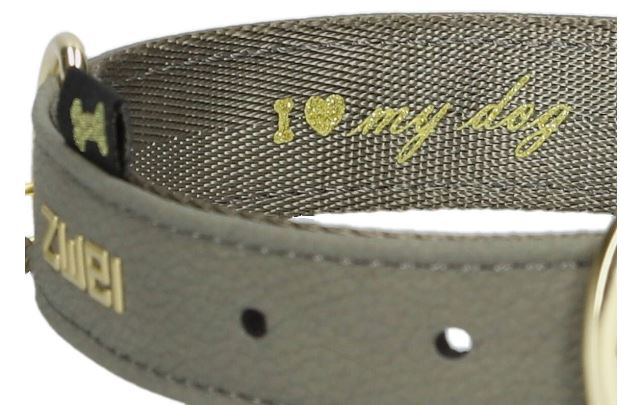 ZWEI - Halsband "Leo" in weiß