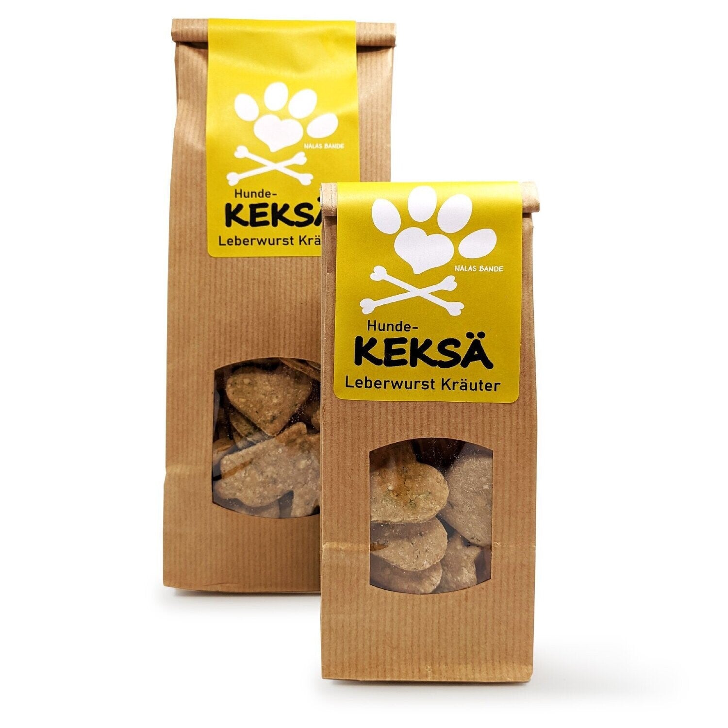 NALAS BANDE - Keksä "Leberwurst und Kräuter" 50g