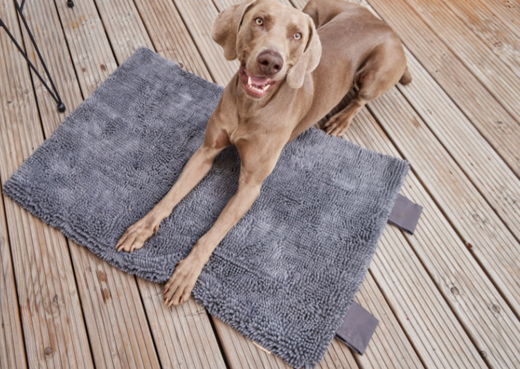 Wolters - Reisedecke "Vagabund meets Cleankeeper" in warm grey