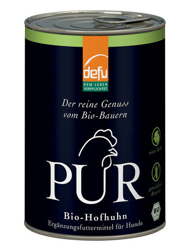 defu - BIO Nassfutter "PUR Bio-Hofhuhn" 400g