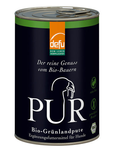 defu - BIO Nassfutter "PUR Bio-Grünlandpute" 400g