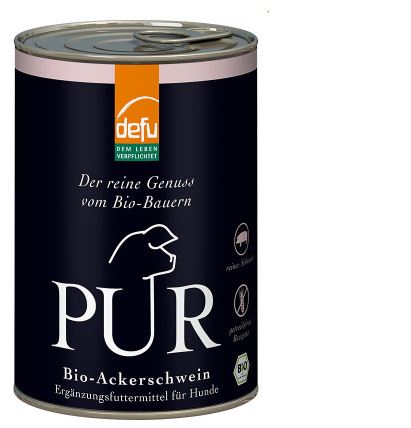 defu - BIO Nassfutter "PUR Bio-Ackerschwein" 400g