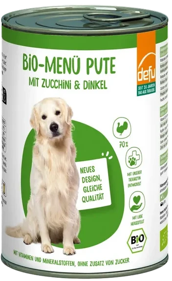 defu - BIO Menü "Pute mit Zucchini und Dinkel"