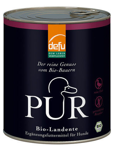 defu - BIO Nassfutter "PUR Bio-Landente" 800g