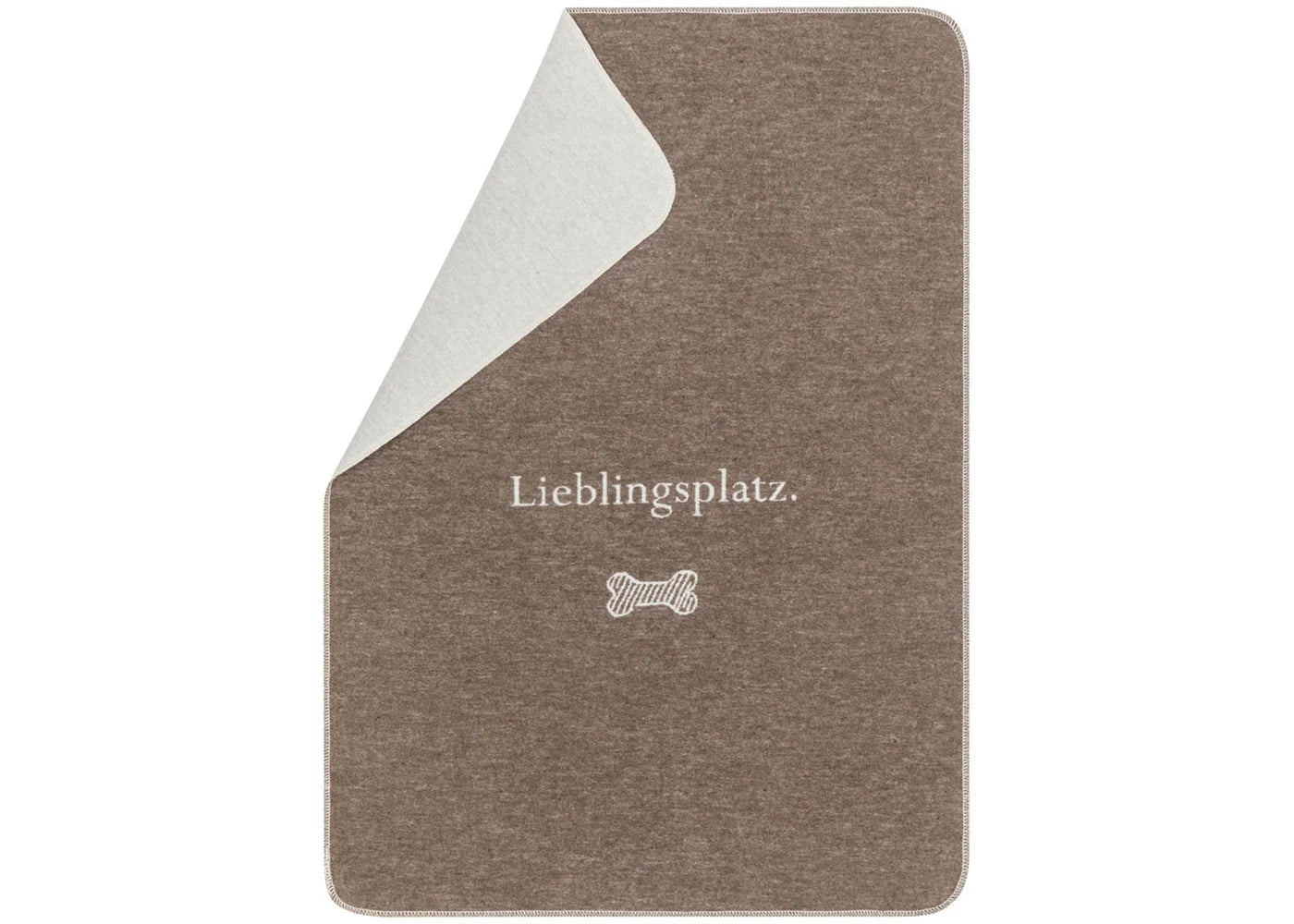 David Fussenegger - Hundedecke "Lieblingsplatz" braun 90x70cm