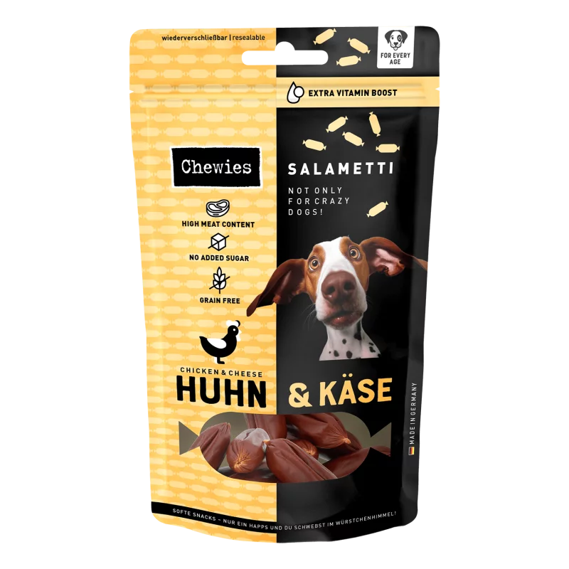 Chewies - Salametti "Huhn & Käse" 200g