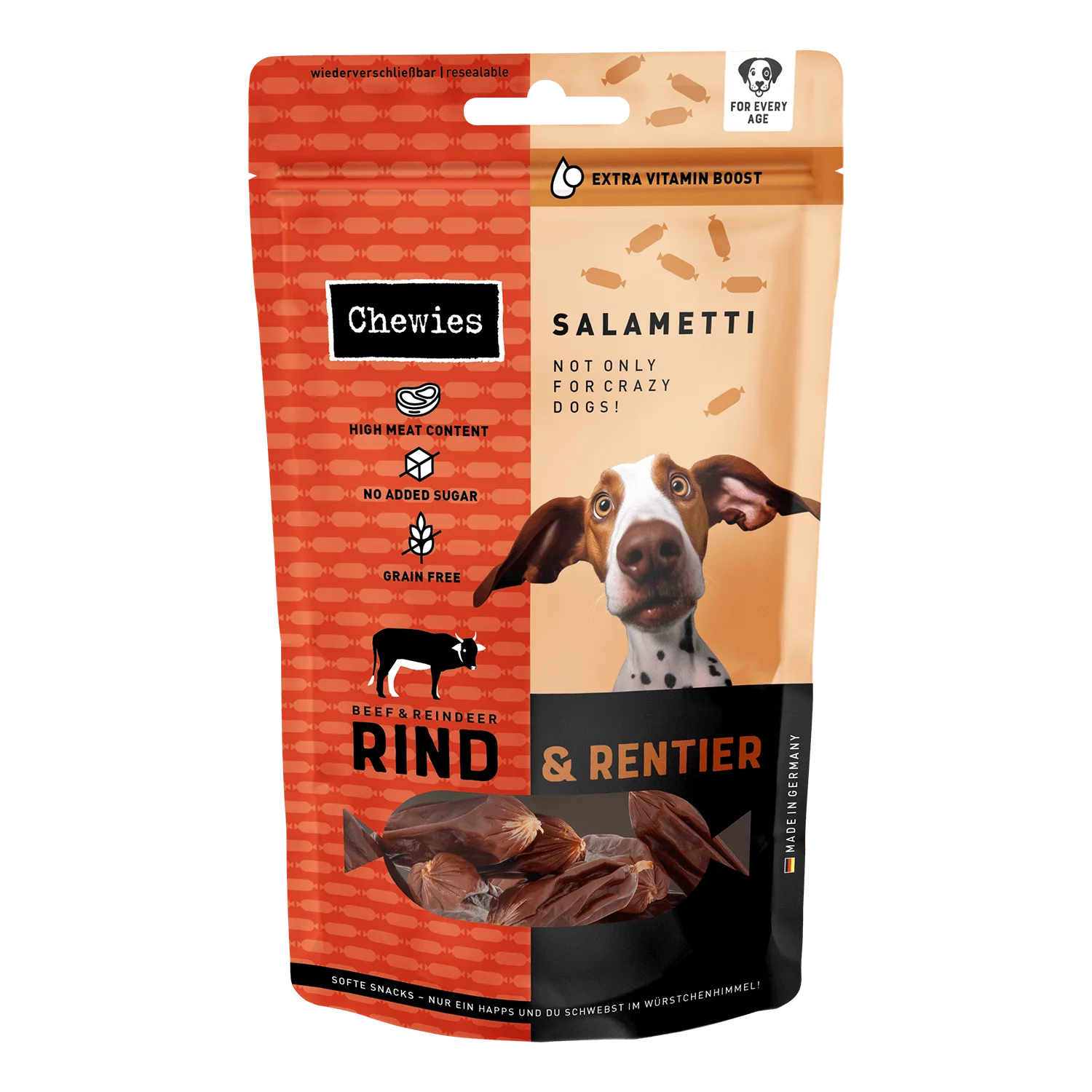 Chewies - Salametti "Rind & Rentier" 200g