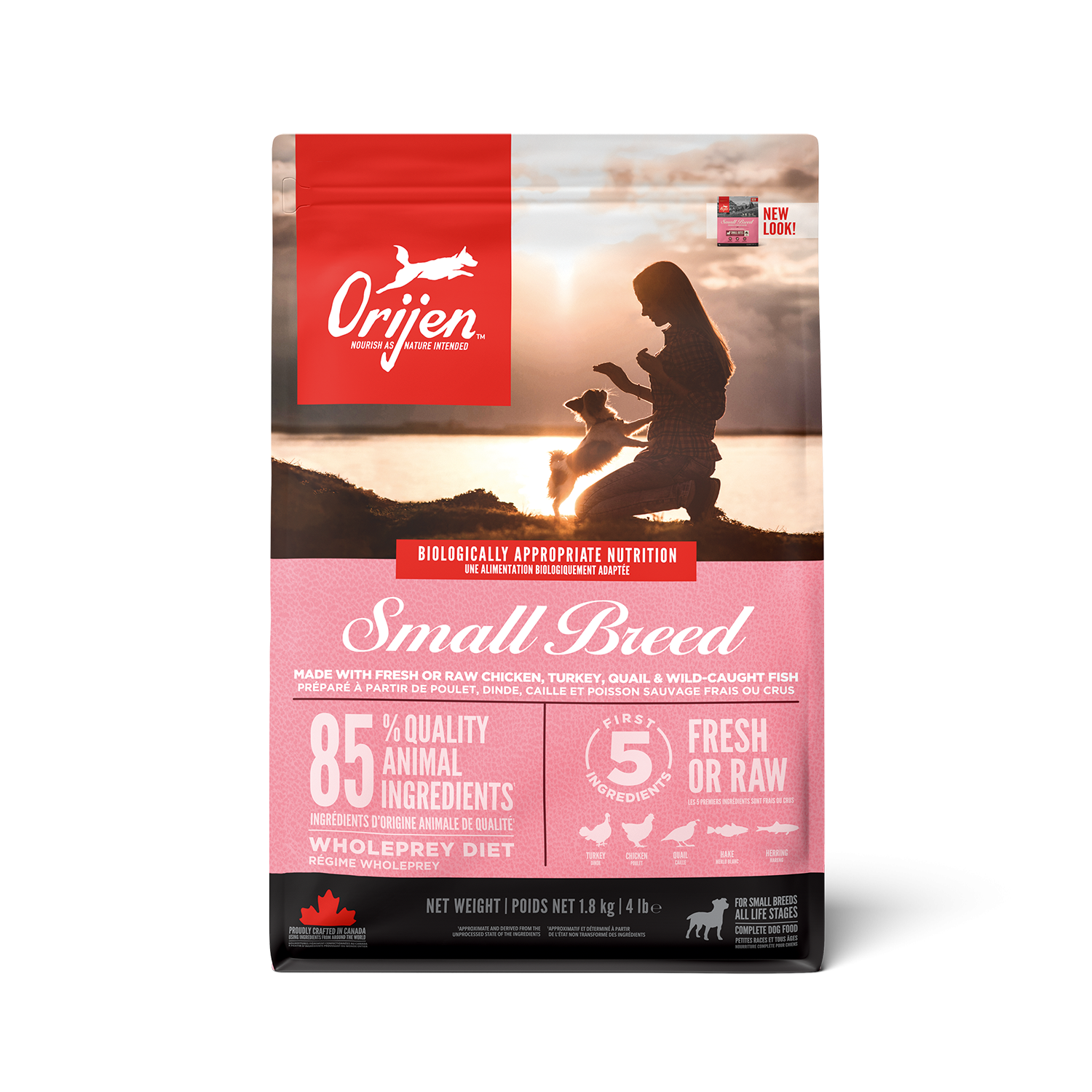 ORIJEN - Trockenfutter "Small Breed" 1,8kg