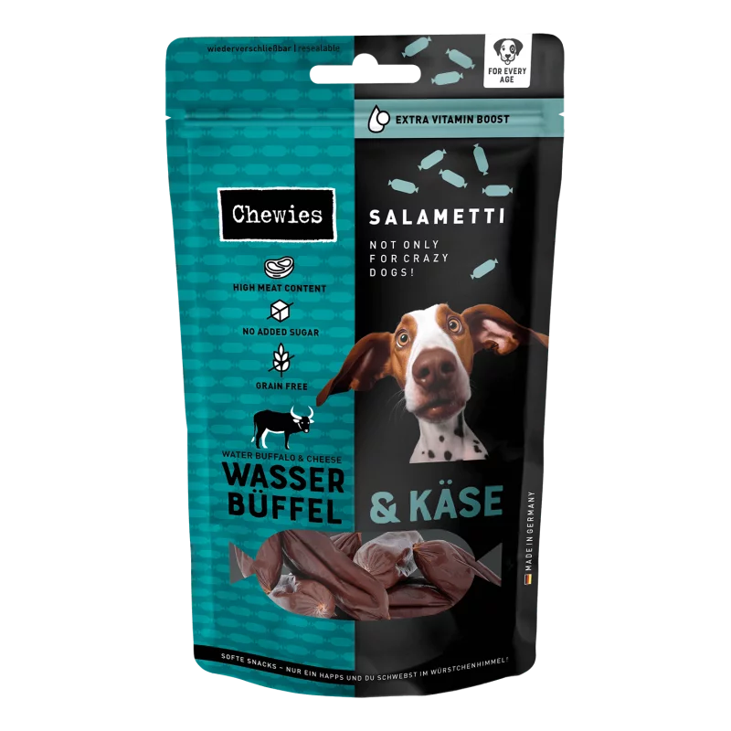 Chewies - Salametti "Wasserbüffel & Käse" 200g