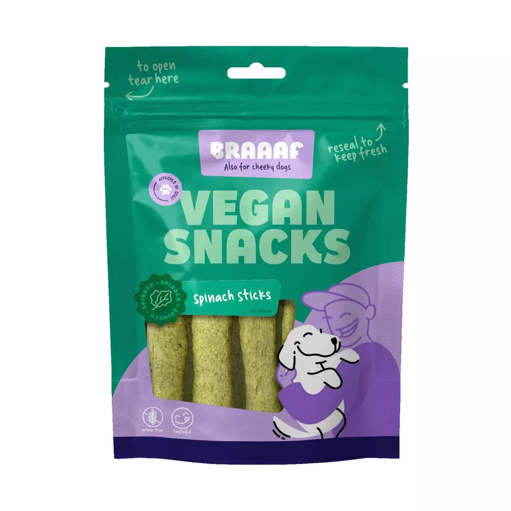 Braaaf - Vegan Snack "Spinat Stick" 80g