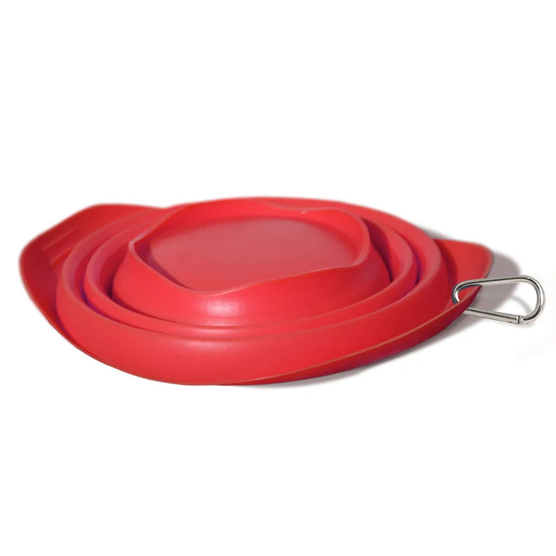 Kurgo - Reisenapf "Collaps-a-bowl" in rot