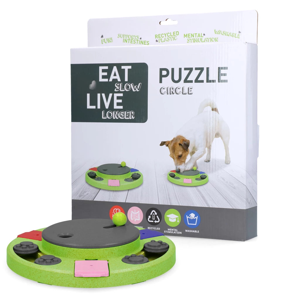 Eat Slow Live Longer - Puzzle Circle