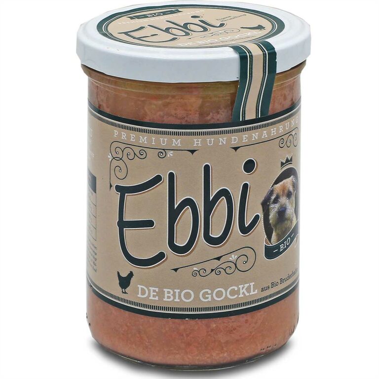 Wuff & Mau - Nassfutter Ebbi "De Bio Gockl" 400g