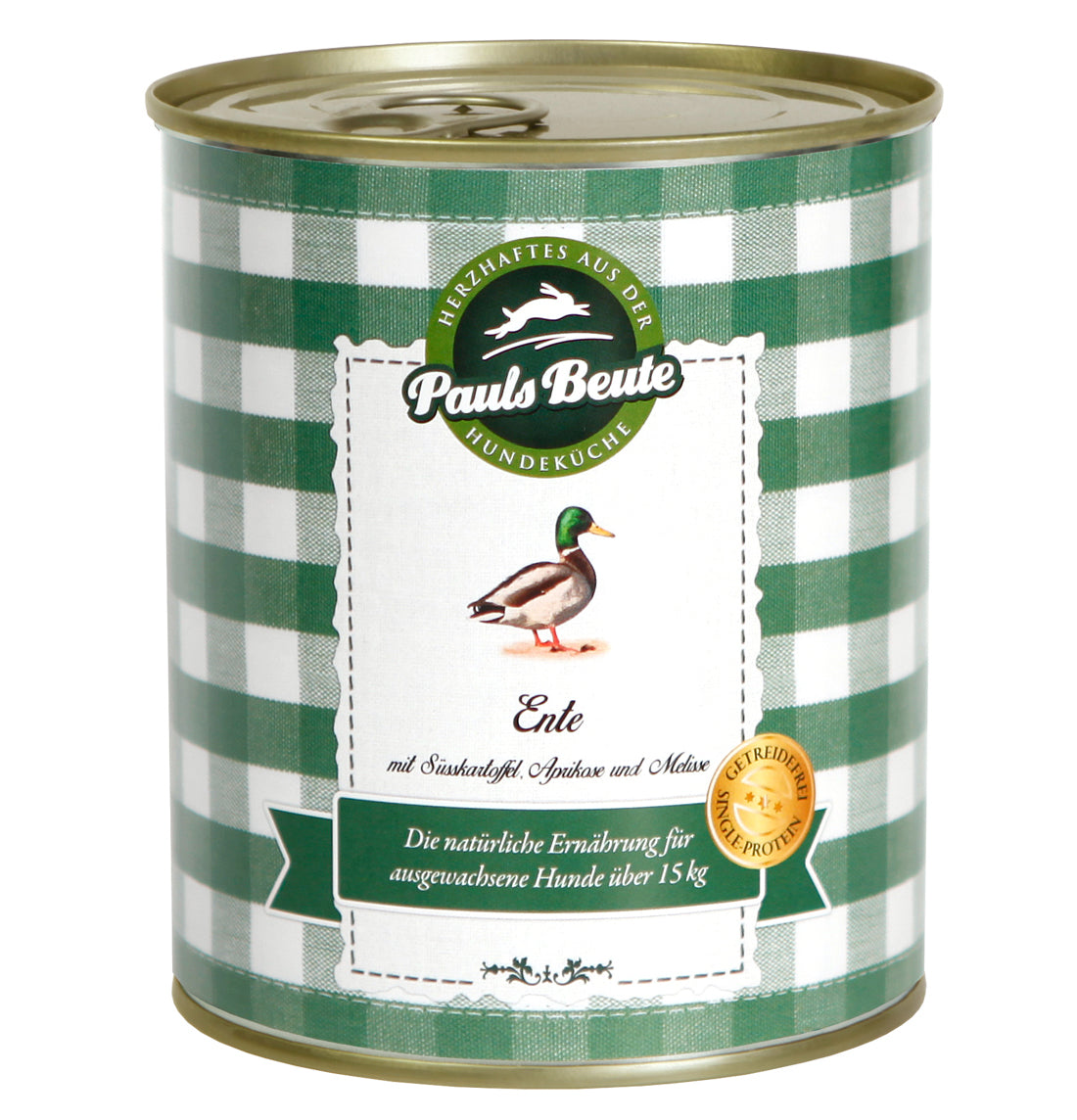 Pauls Beute - "Ente getreidefrei - mit Süßkartoffel, Aprikose und Melisse" 800g