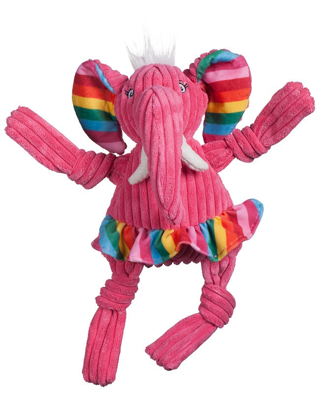 Hugglehounds - Knottie "Rainbow Elephant" klein