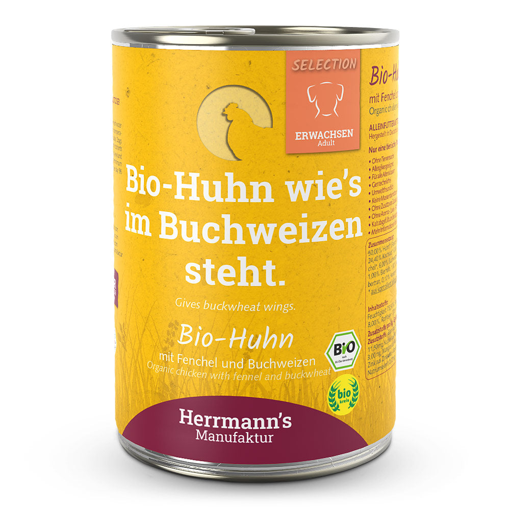 Herrmann's - Bio Huhn mit Fenchel und Buchweizen 400g