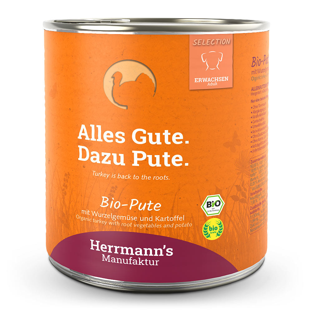 Herrmann's - Bio Pute mit Wurzelgemüse und Kartoffeln 800g
