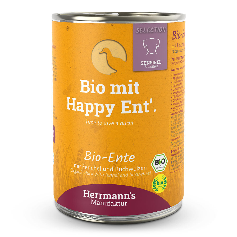 Herrmann's - Bio Ente mit Fenchel und Buchweizen 400g