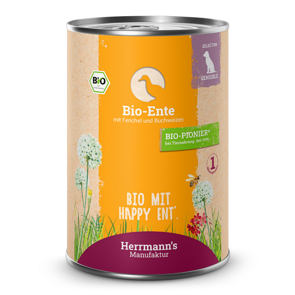 Herrmann's - Bio Ente mit Fenchel und Buchweizen