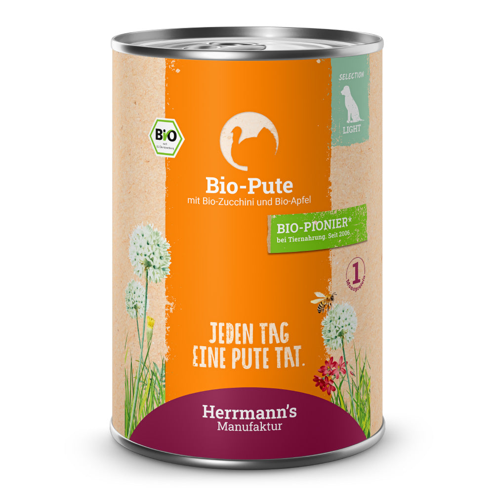 Herrmann's - Bio Pute mit Zucchini und Apfel