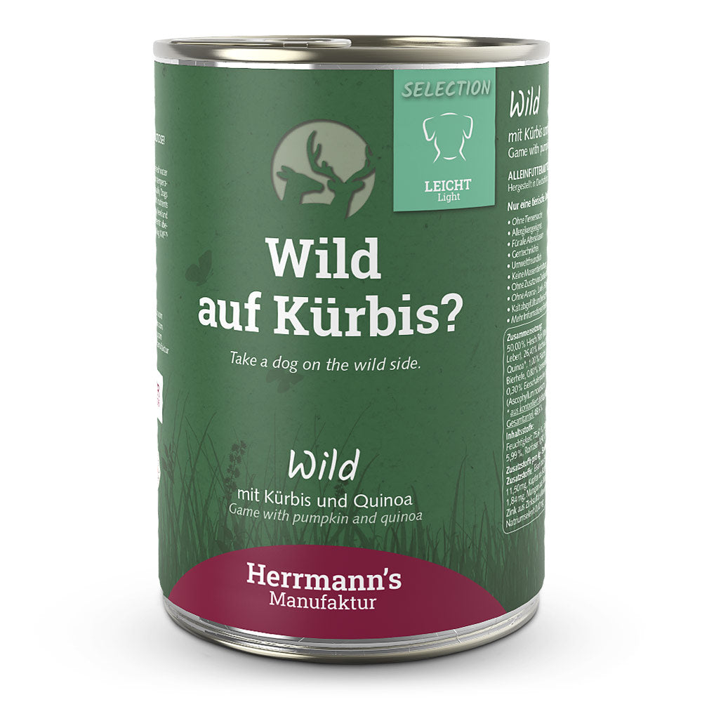 Herrmann's - Wild mit Kürbis und Quinoa 400g