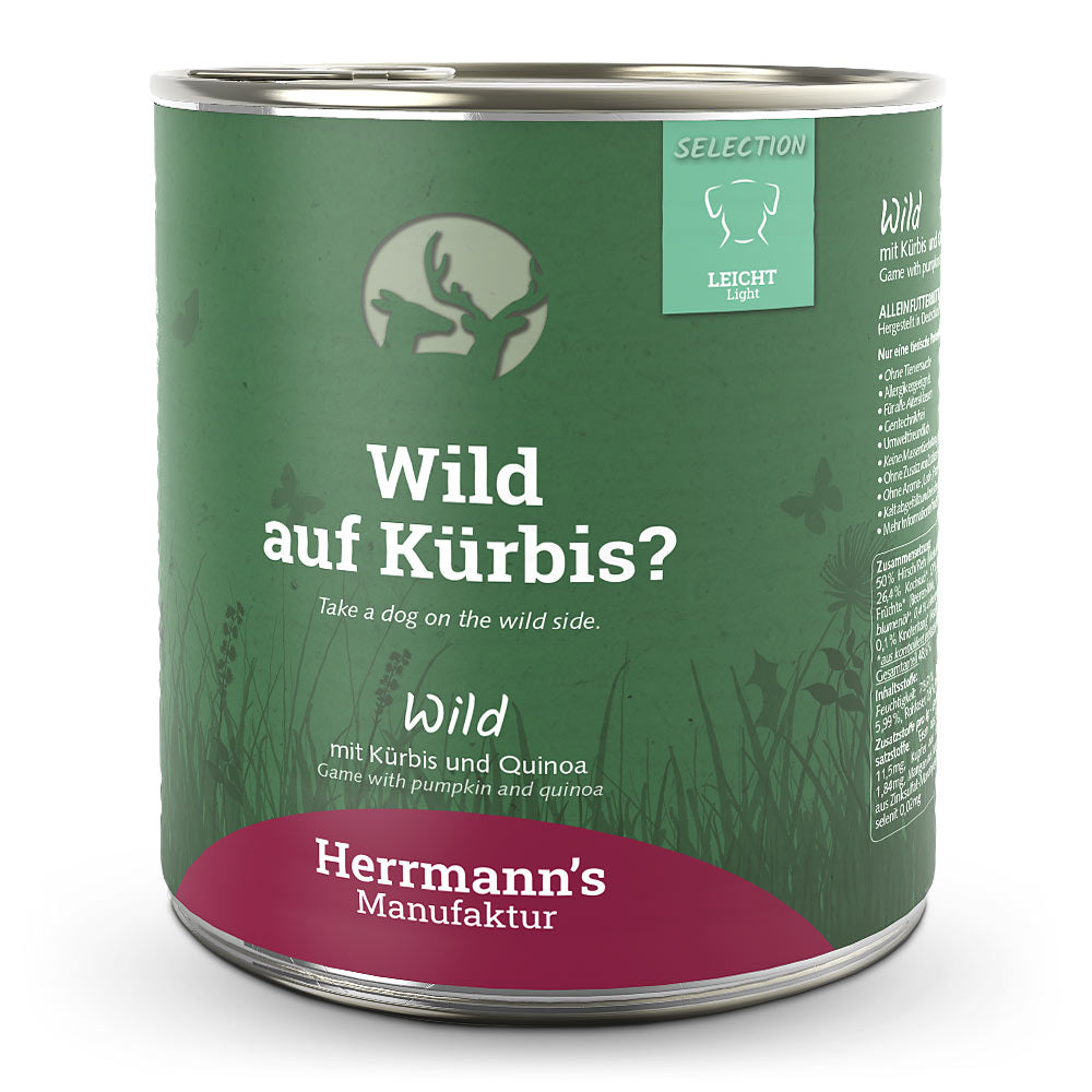Herrmann's - Wild mit Kürbis und Quinoa 800g