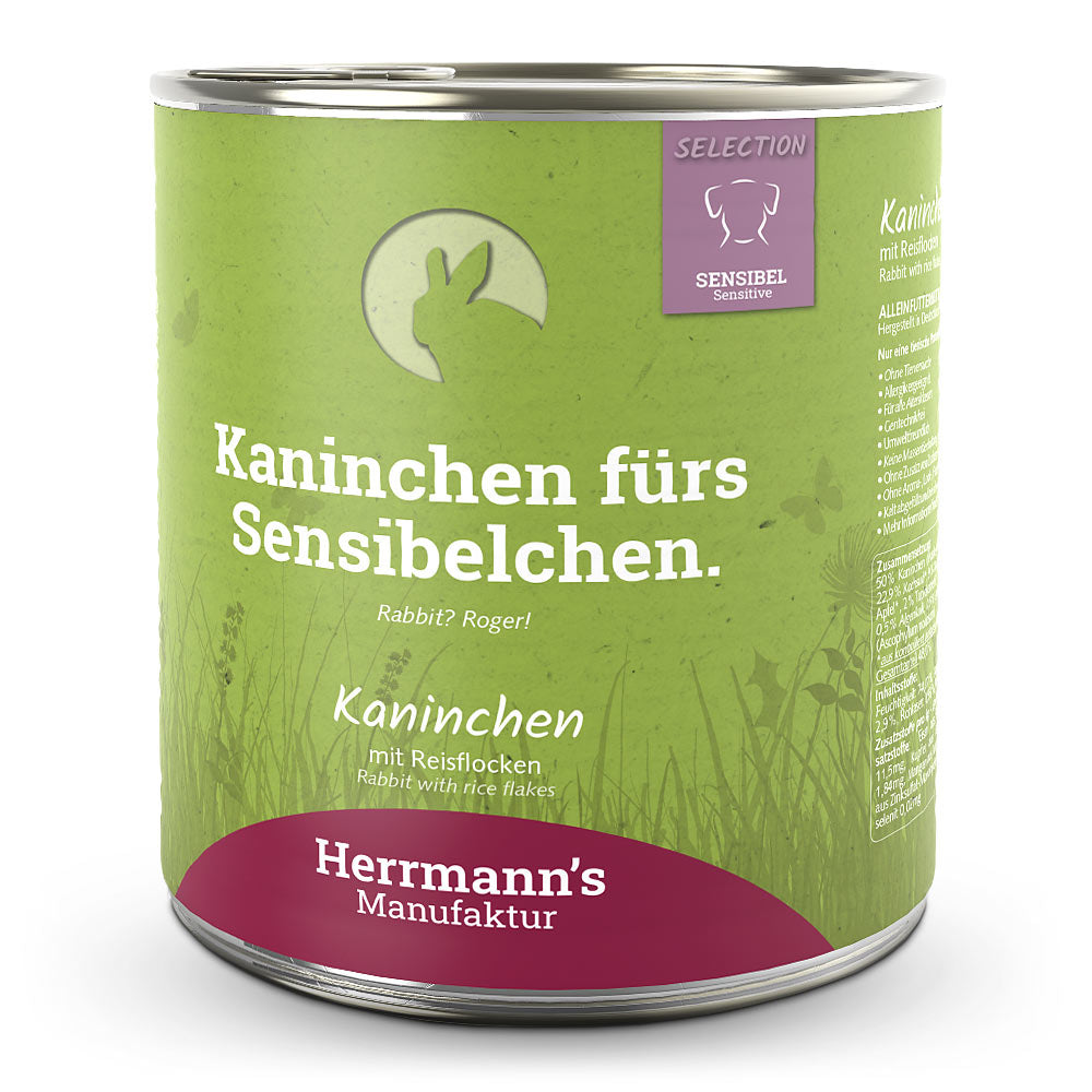 Herrmann's - Kaninchen mit Reisflocken 800g