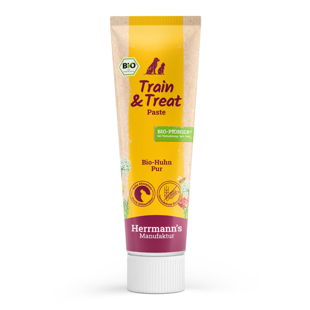 Herrmann's - Train & Treat Paste " Bio Huhn" 75g