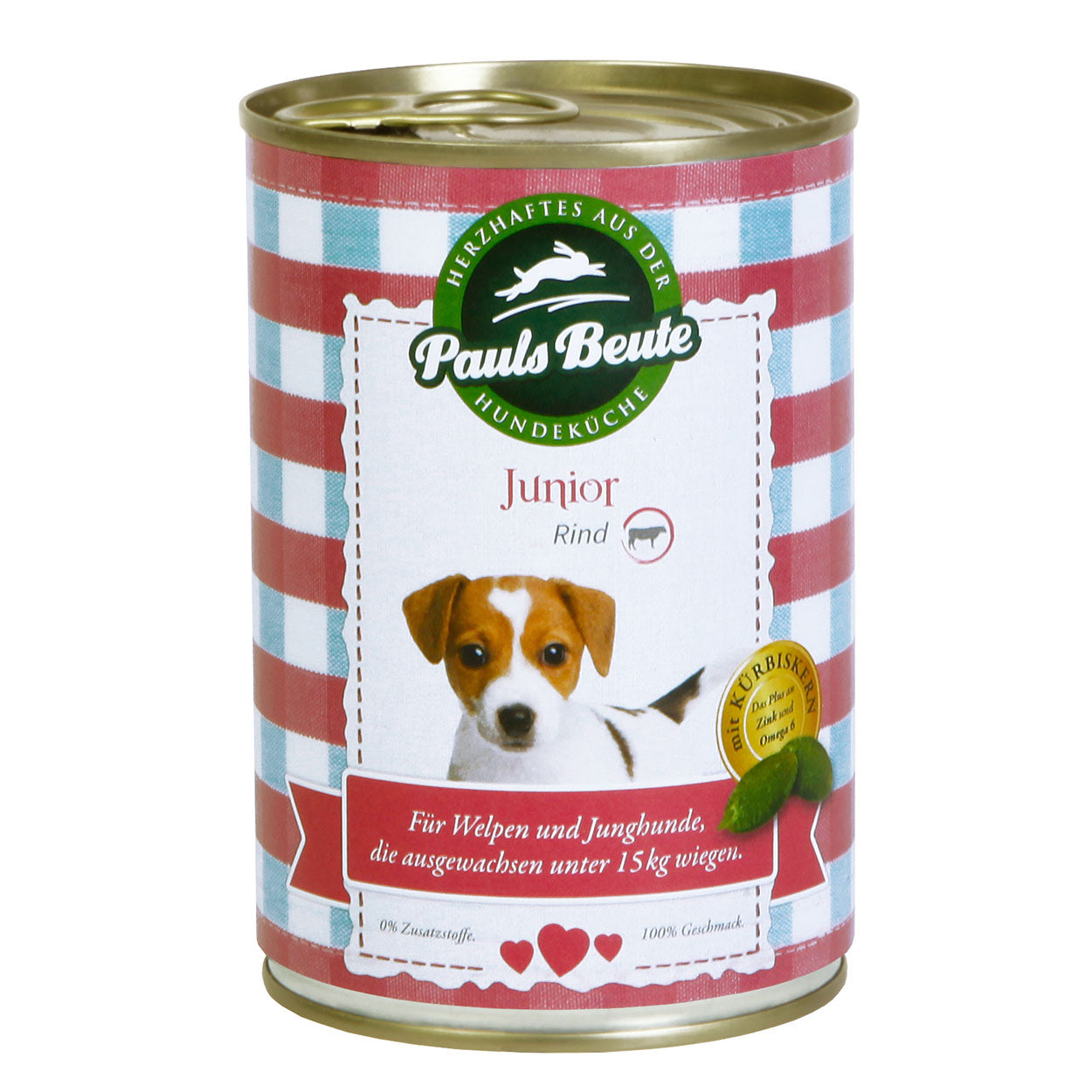 Pauls Beute - JUNIOR "Rind getreidefrei - mit Kürbis, Karotte & Apfel" 400g