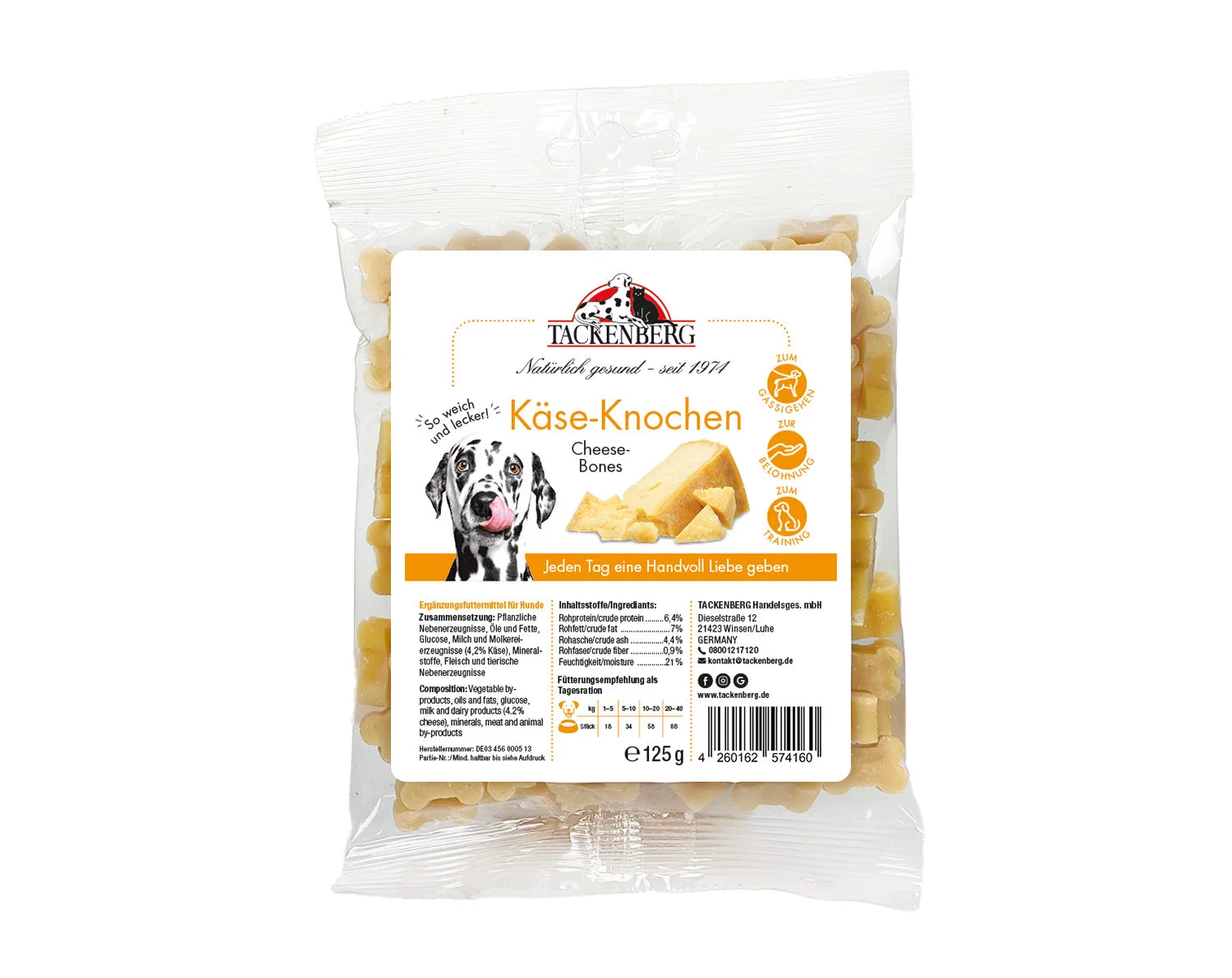 Tackenberg - Knöchelchen "Käse" 125g