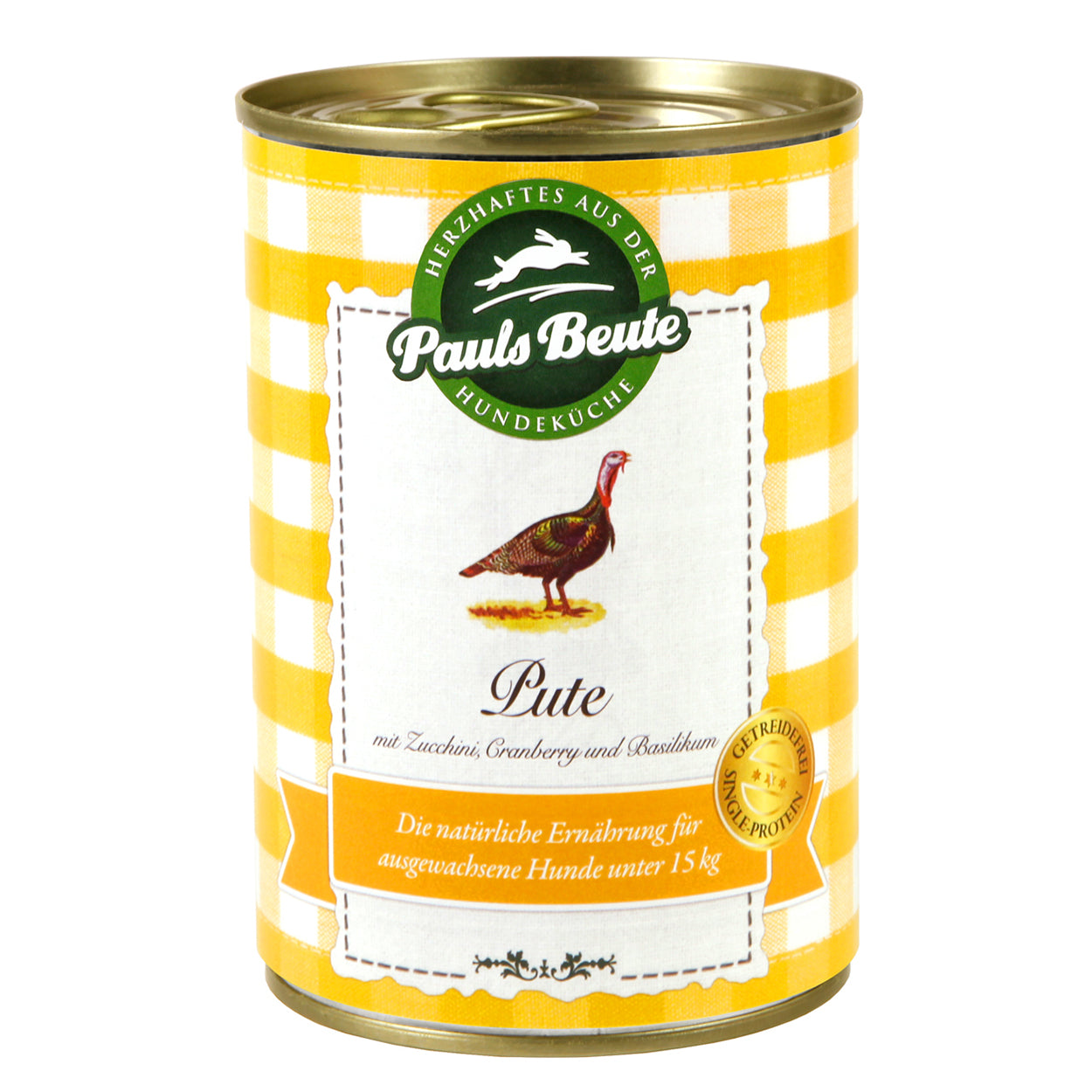 Pauls Beute "Pute getreidefrei - mit Zucchini, Cranberries und Basilikum" 400g