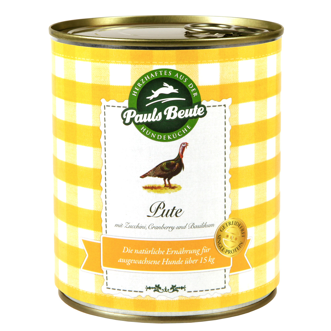 Pauls Beute "Pute getreidefrei - mit Zucchini, Cranberries und Basilikum" 800g