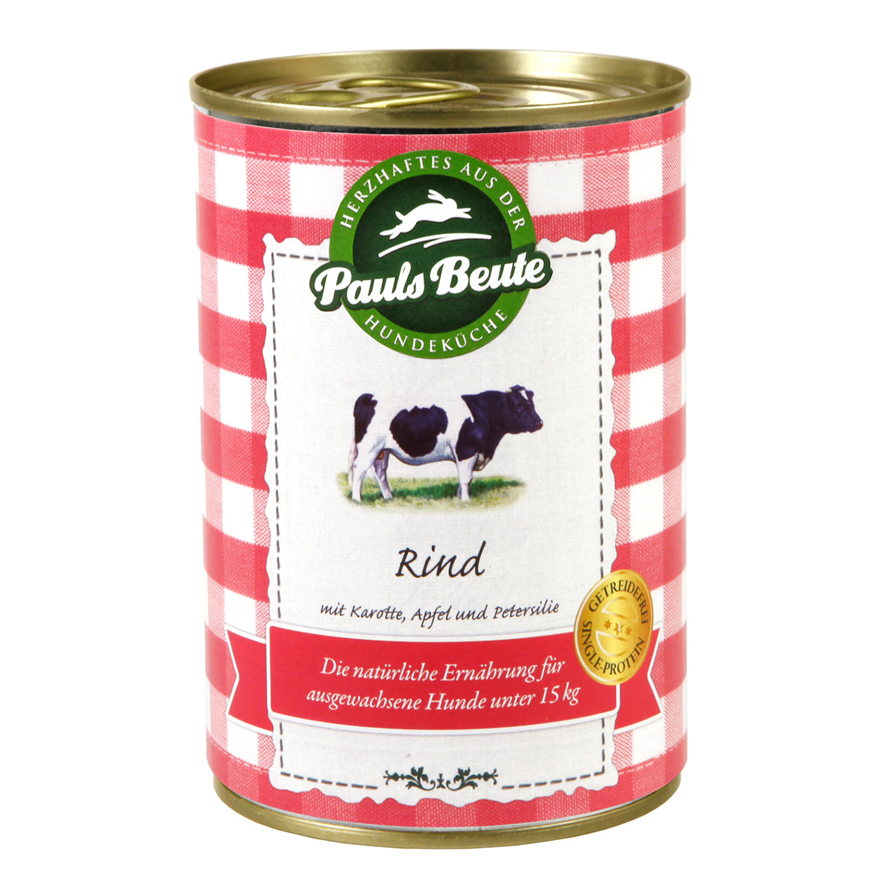 Pauls Beute "Rind getreidefrei - mit Karotte, Apfel & Petersilie" 400g