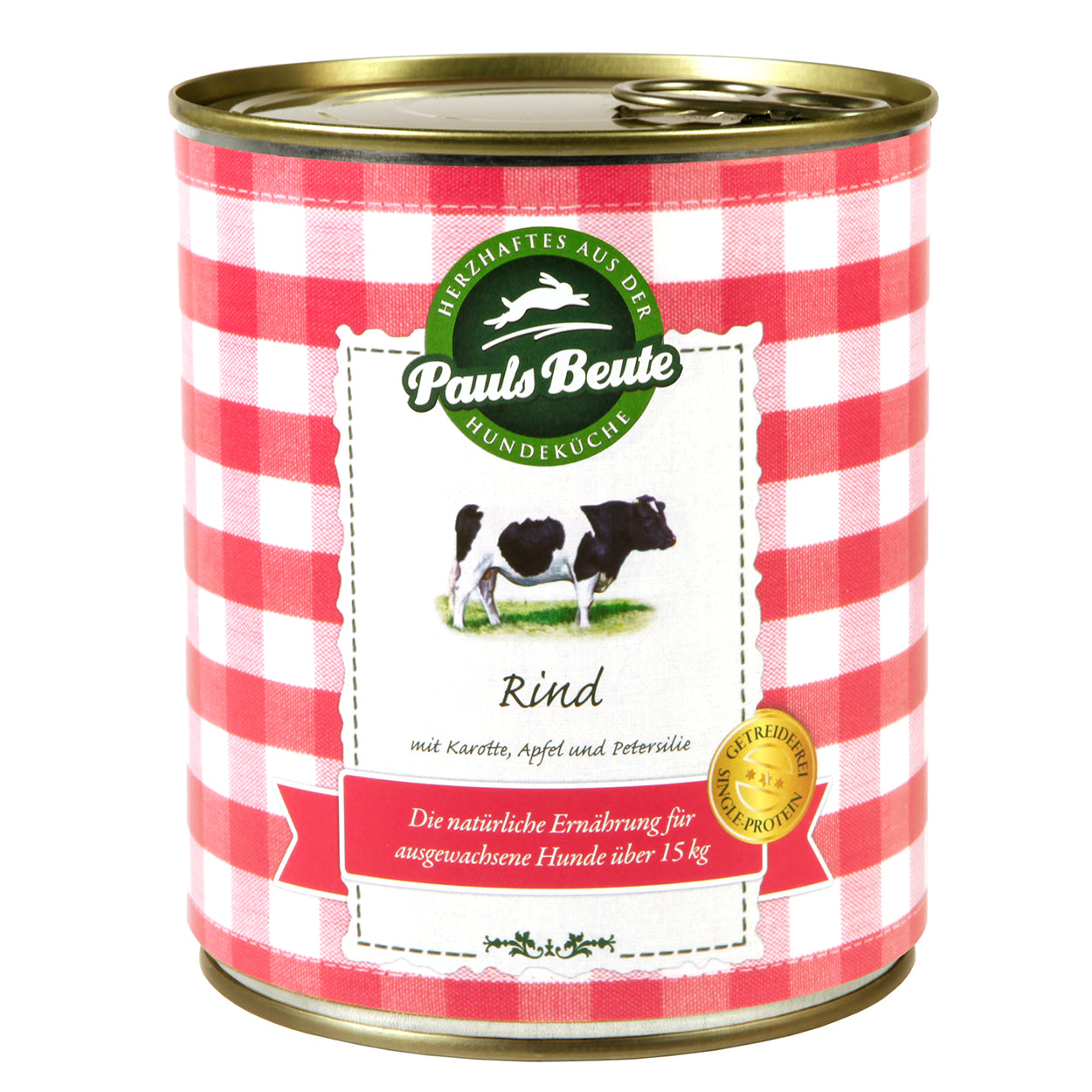 Pauls Beute "Rind getreidefrei - mit Karotte, Apfel & Petersilie" 800g