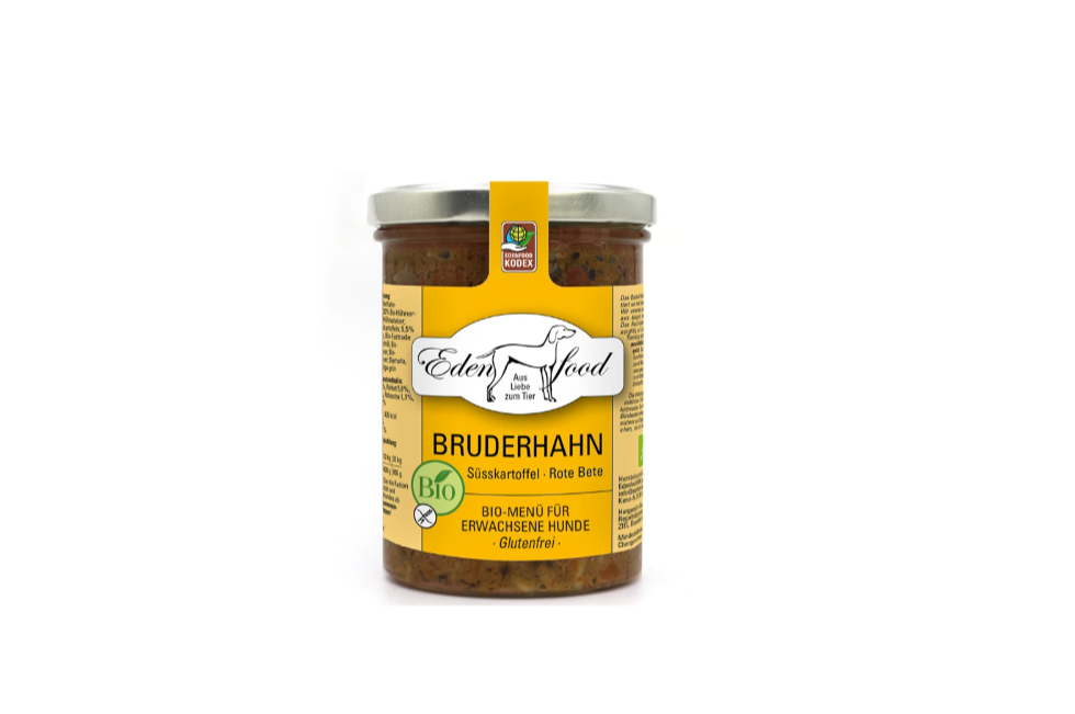 Edenfood - Hundemenü "Bio-Bruderhahn" 370g