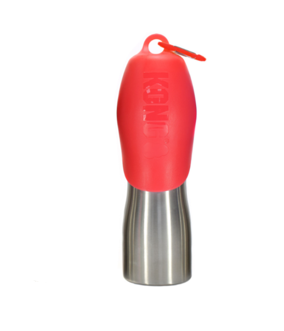 Kong - Wasserflasche "H2O" 740ml in rot