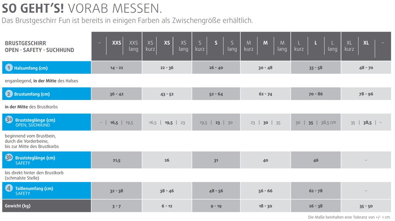 AnnyX- Brustgeschirr "Fun" in schwarz