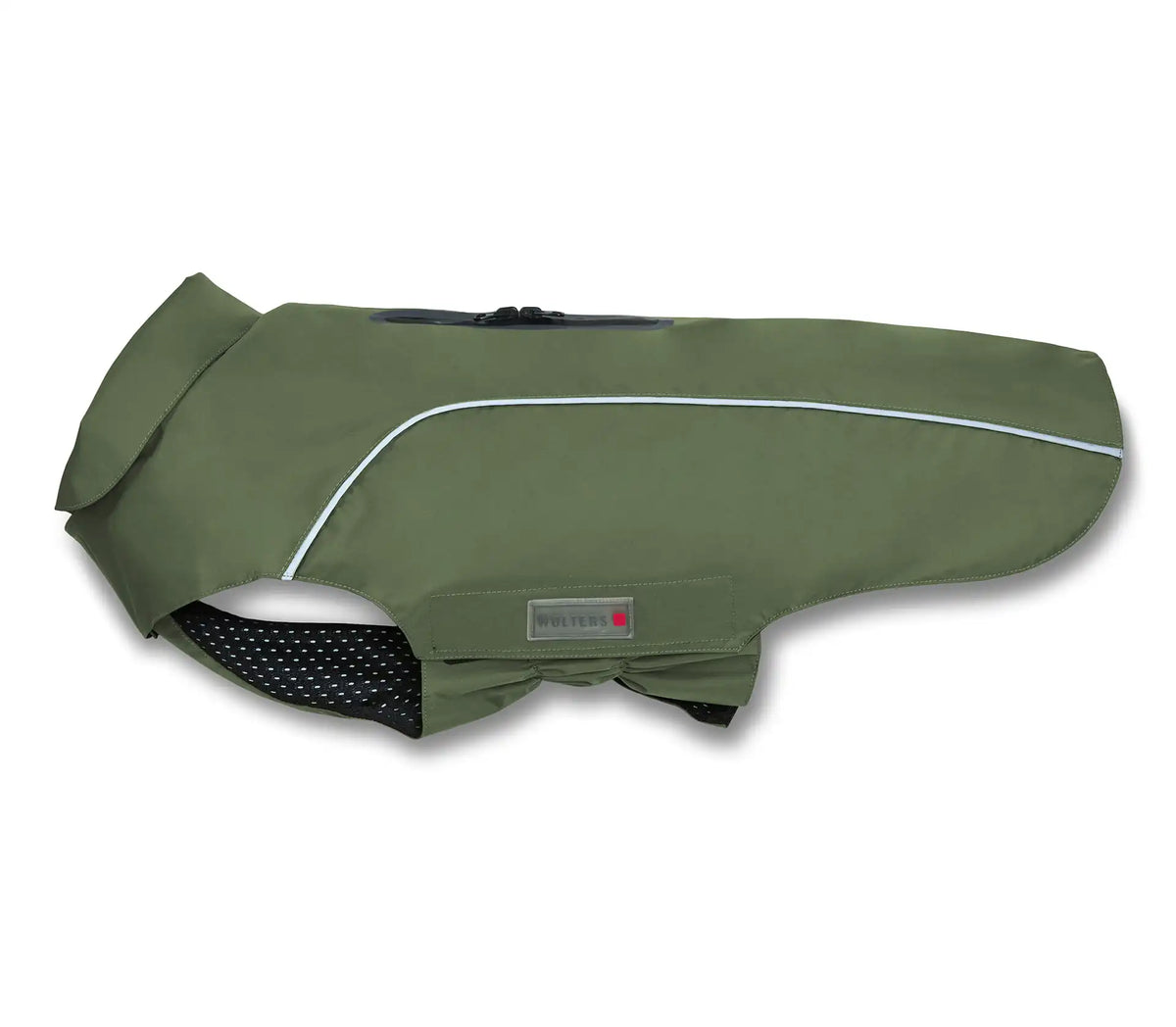 Wolters - Regenjacke "Easy Rain" für Dackel in moosgrün