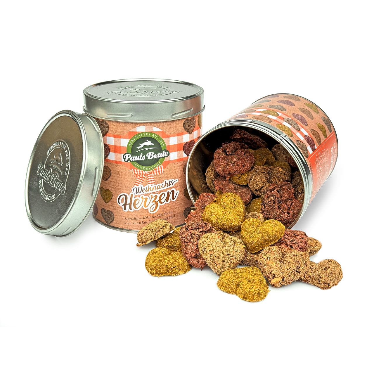 Pauls Beute - Weihnachtssnack "Herzen" 250g