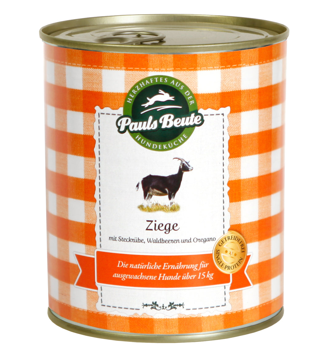 Pauls Beute "Ziege getreidefrei - mit Steckrübe, Waldbeeren und Oregano" 800g