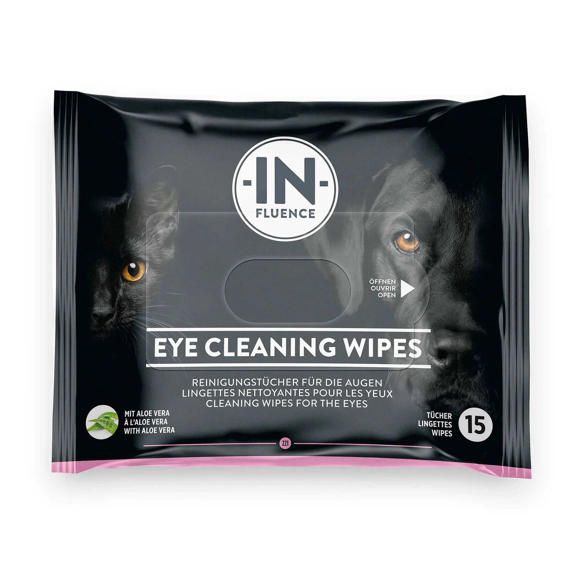 IN-FLUENCE - Eye Cleaning Wipes "Aloe Vera" 40 Stk.