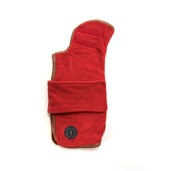 Puppia - Hundebademantel "Neureus" rot in M