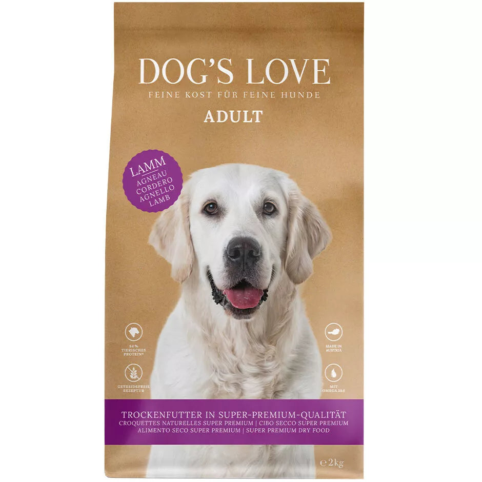 Dog's Love - Trockenfutter Lamm mit Süßkartoffel und Apfel
