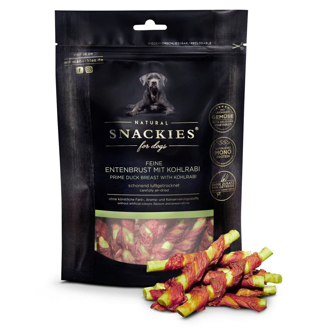 Snackies - Feine Entenbrust mit Kohlrabi 170g